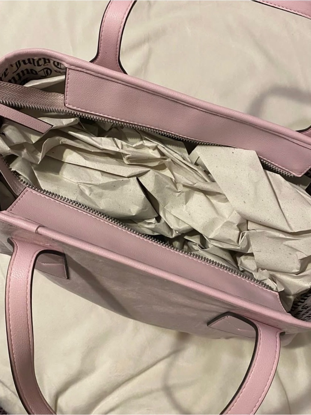 Juicy Couture Pink Girlie Royalty Tote Bag - Picture 6 of 8